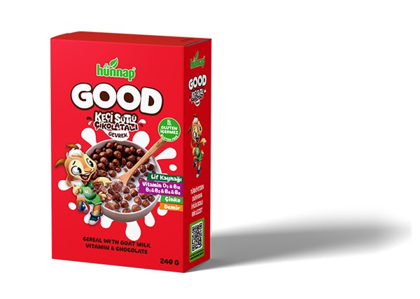 GOOD KEÇİ SÜTLÜ VİTAMİNLİ ÇİKOLATALI GEVREK 240 GR