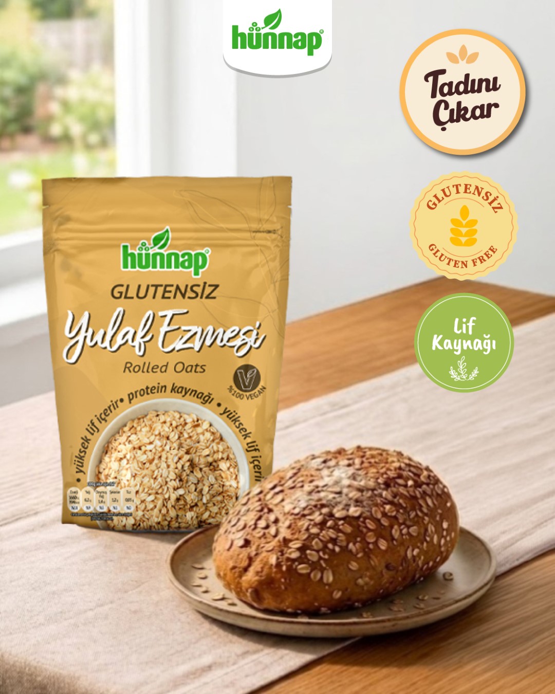 Lif kaynağı hafif ve lezzetli bir ekmek yapmaya ne dersiniz?