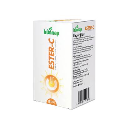 Ester-C Vitamin C İçeren Takviye Edici Gıda 60 KAPSÜL - 1