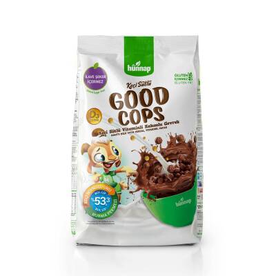 Goodcops Keçi Sütlü Vitaminli Kakaolu Gevrek 300 GR - 1